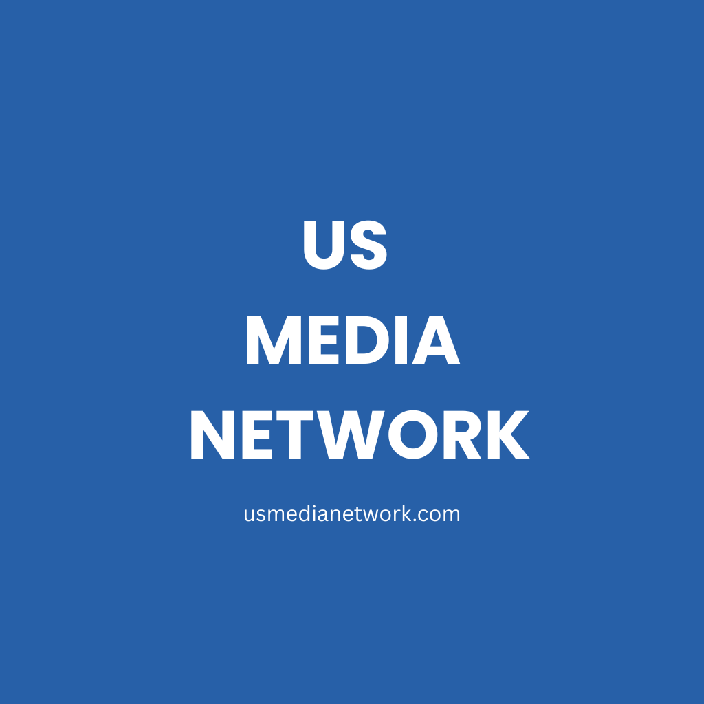US Khabar – Statue of Liberty with US Khabar text in red and blue